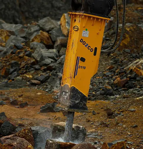 DOZCO rock breaker